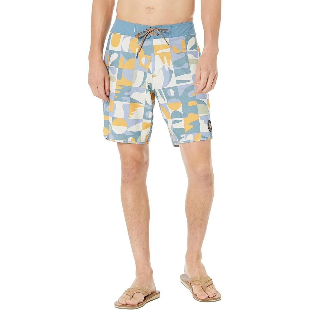 imageQuiksilver Mens Standard Highlite Scallop 19 Boardshort Swim TrunkAshley Blue