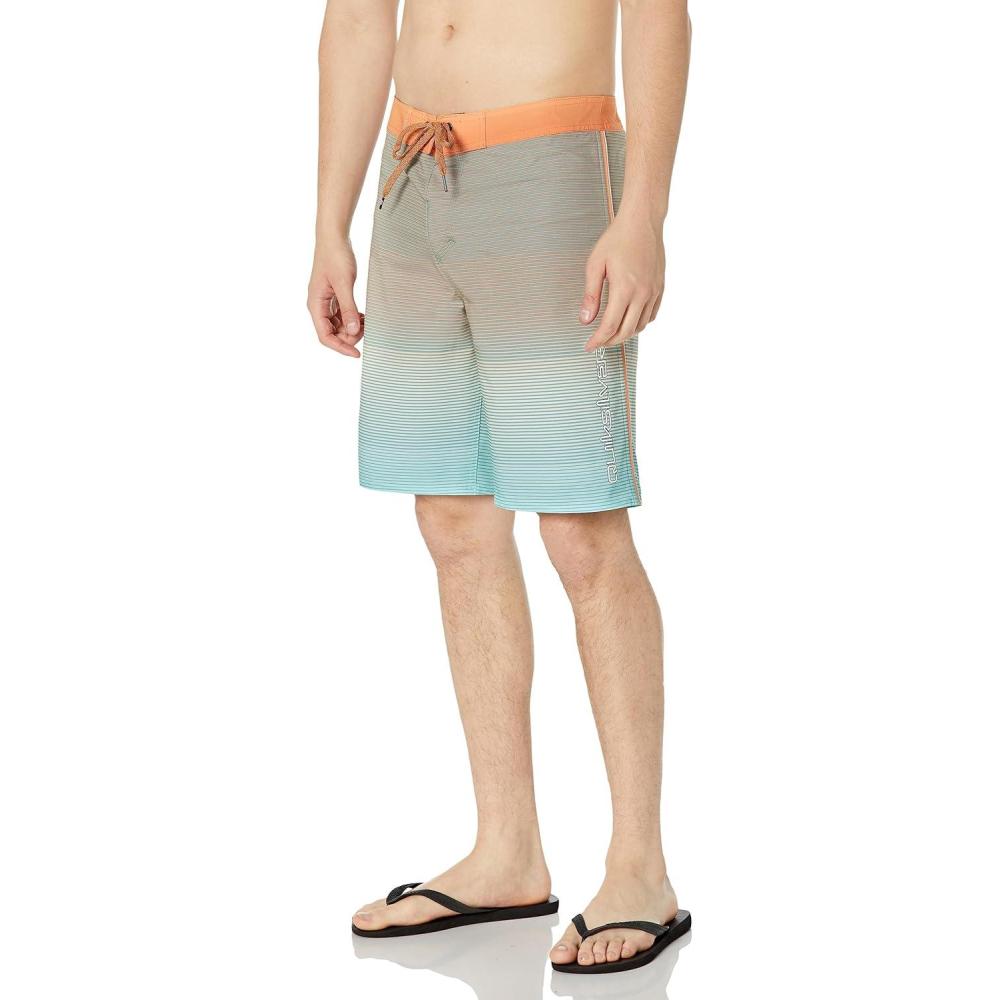 imageQuiksilver Mens Standard Surfsilk Massive 20 Boardshort Swim TrunkCameo Blue