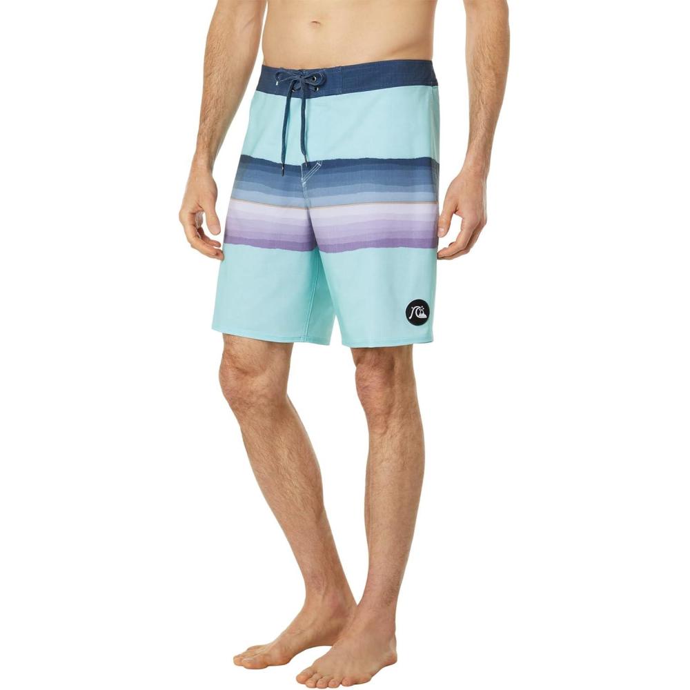 imageQuiksilver Mens Standard Surfsilk Resin Tint 19 Boardshort Swim TrunkAngel Blue