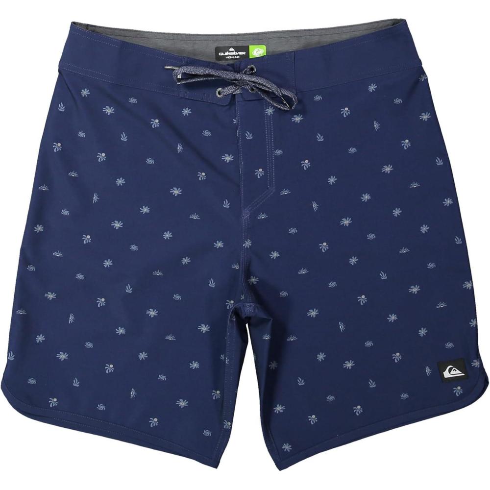 imageQuiksilver Mens Standard Surfsilk Scallop 19 Boardshort Swim TrunkNaval Accademy 233