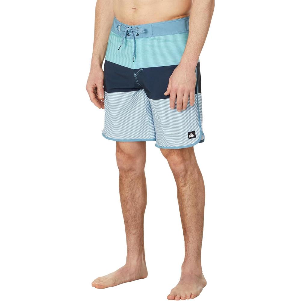 imageQuiksilver Mens Standard Surfsilk Tijuana 19 Boardshort Swim TrunkBlue Shadow 241