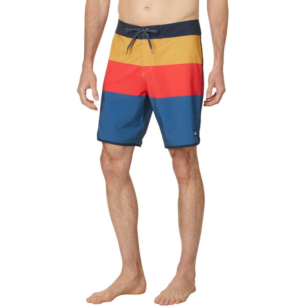 imageQuiksilver Mens Standard Surfsilk Tijuana 19 Boardshort Swim TrunkCayenne