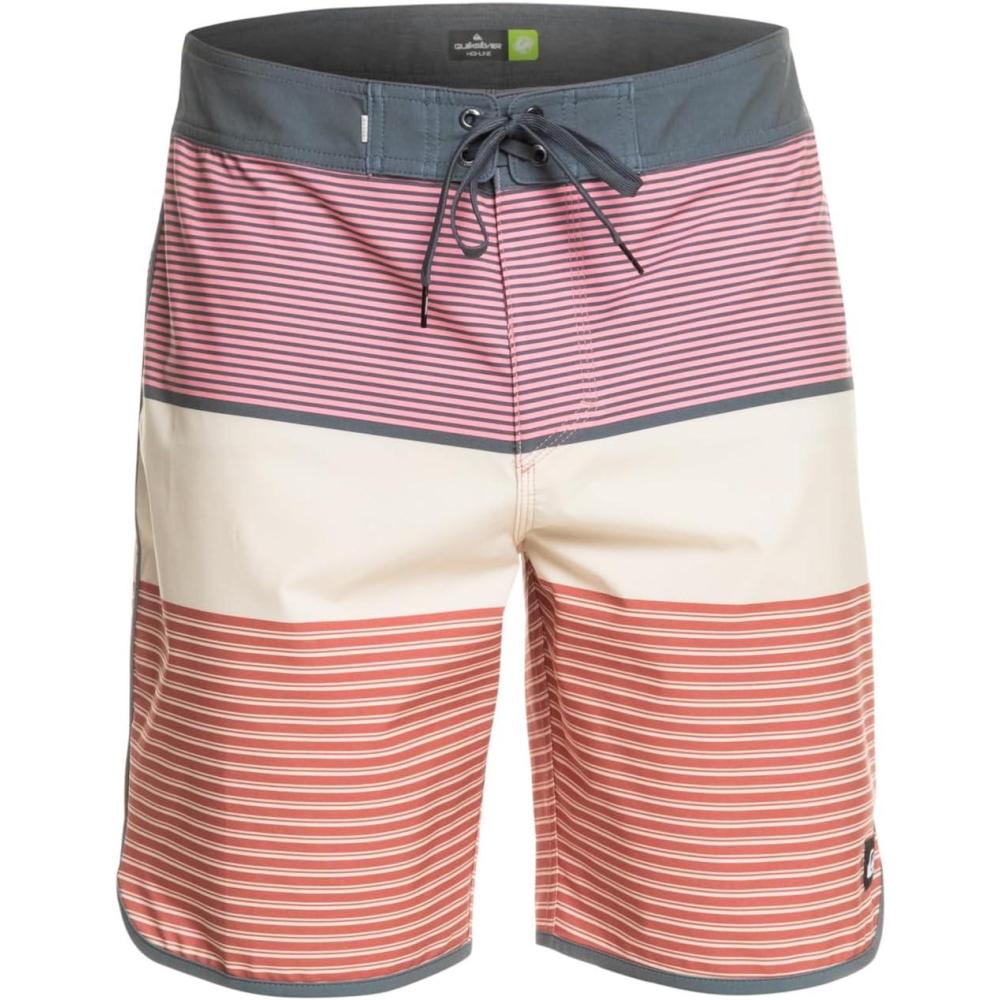 imageQuiksilver Mens Standard Surfsilk Tijuana 19 Boardshort Swim TrunkMarasala