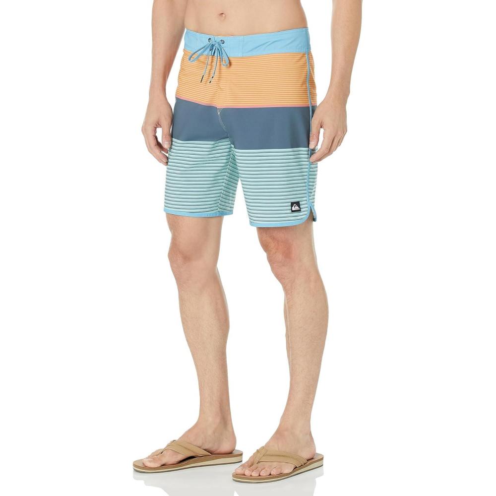 imageQuiksilver Mens Standard Surfsilk Tijuana 19 Boardshort Swim TrunkPastel Turquoise 233