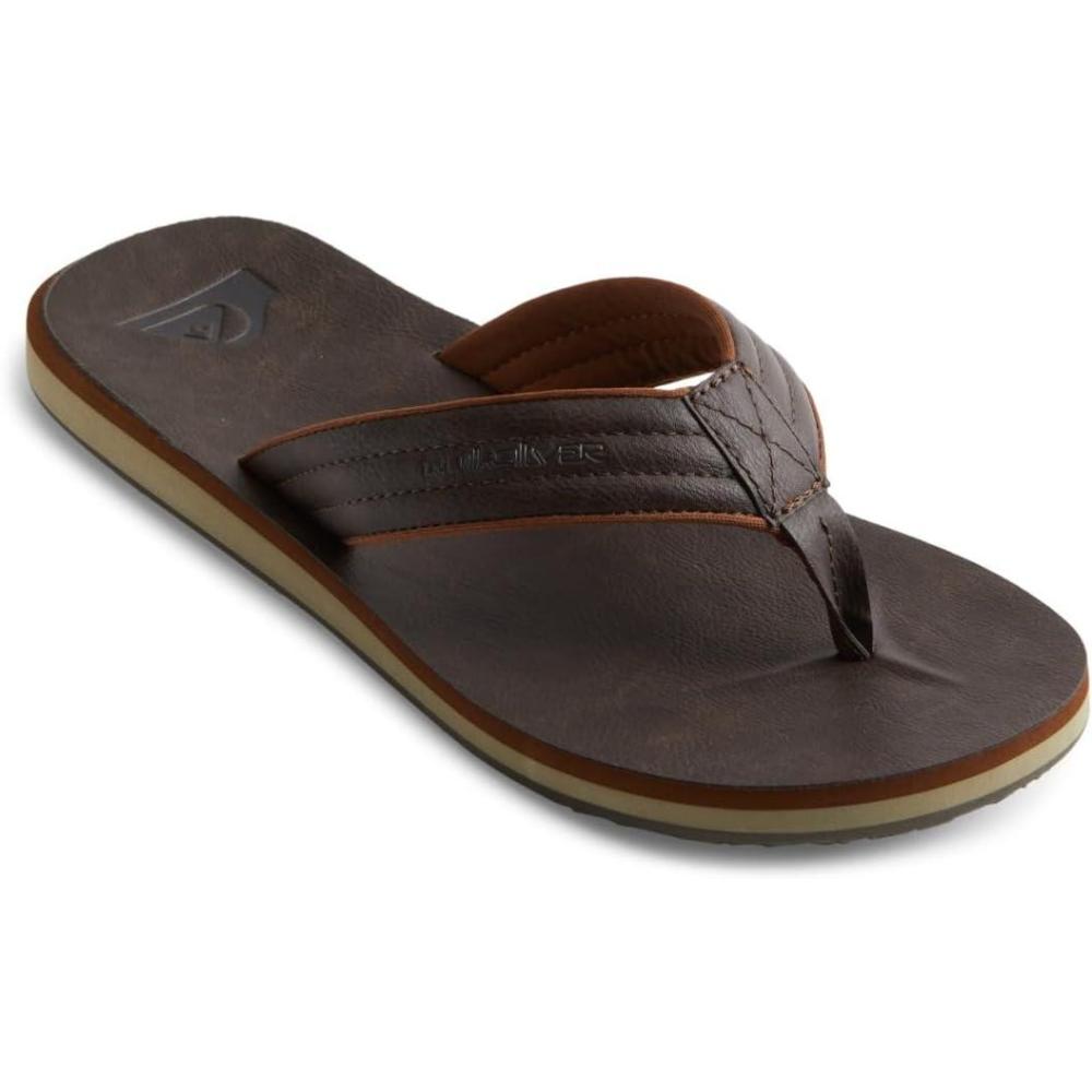 imageQuiksilver mens Carver Nubuck Sandals for MenBrown Demitasse Solid Ctk0