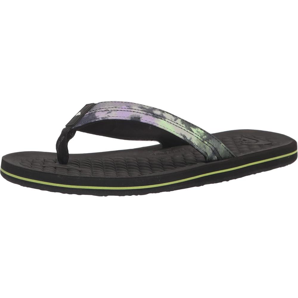 imageQuiksilver mens Lanai 3 Point Sandal FlipflopBlack 1