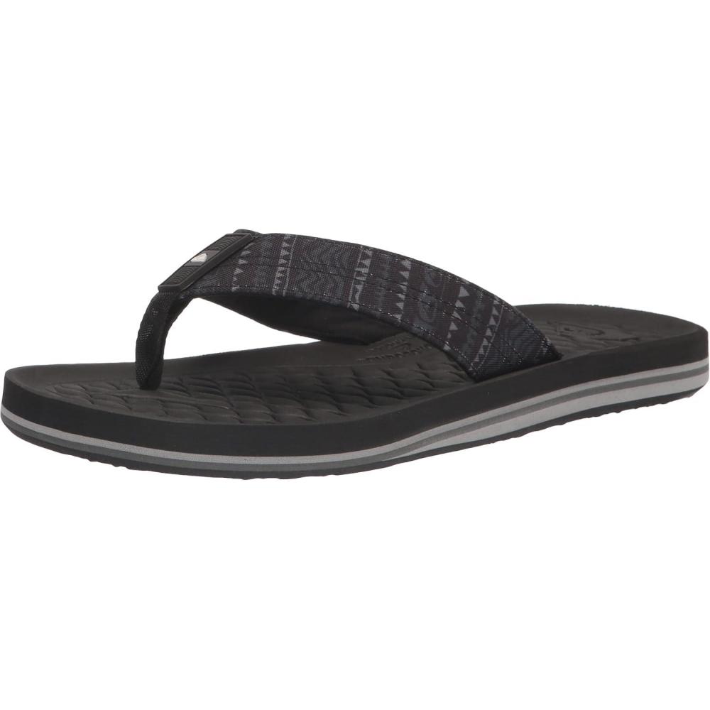 imageQuiksilver mens Lanai 3 Point Sandal FlipflopBlack 4