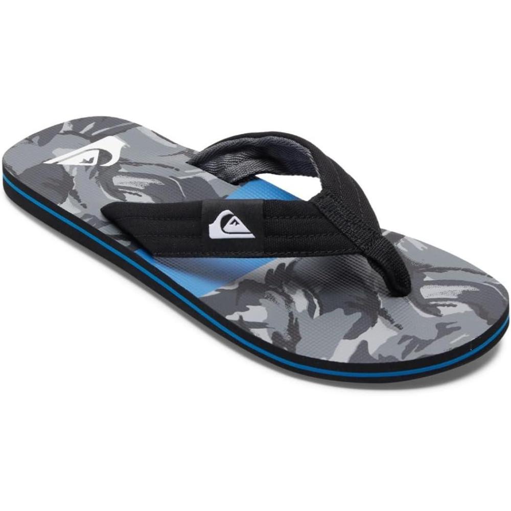 imageQuiksilver mens Quiksilver Mens Molokai Layback Ii 3 Point Flip Flop SandalBlackGrey