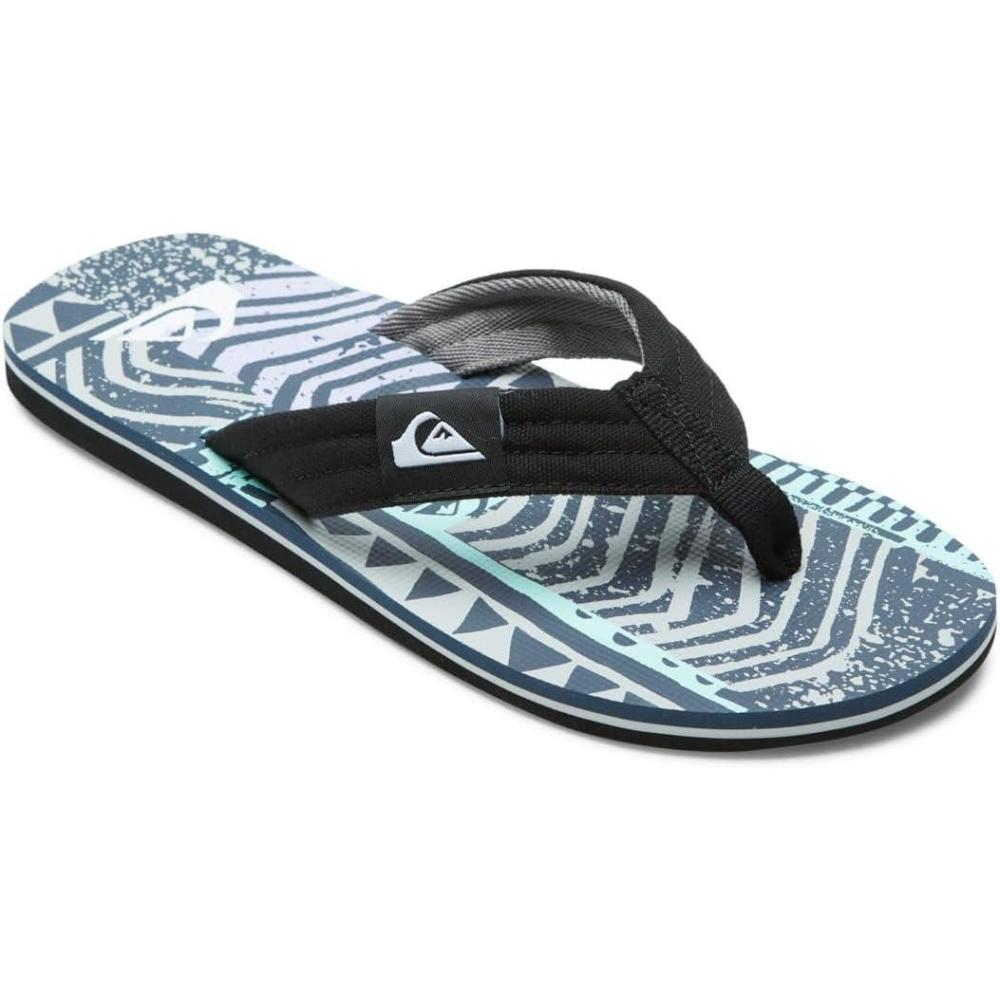 imageQuiksilver mens Quiksilver Mens Molokai Layback Ii 3 Point Flip Flop SandalBlueGrey