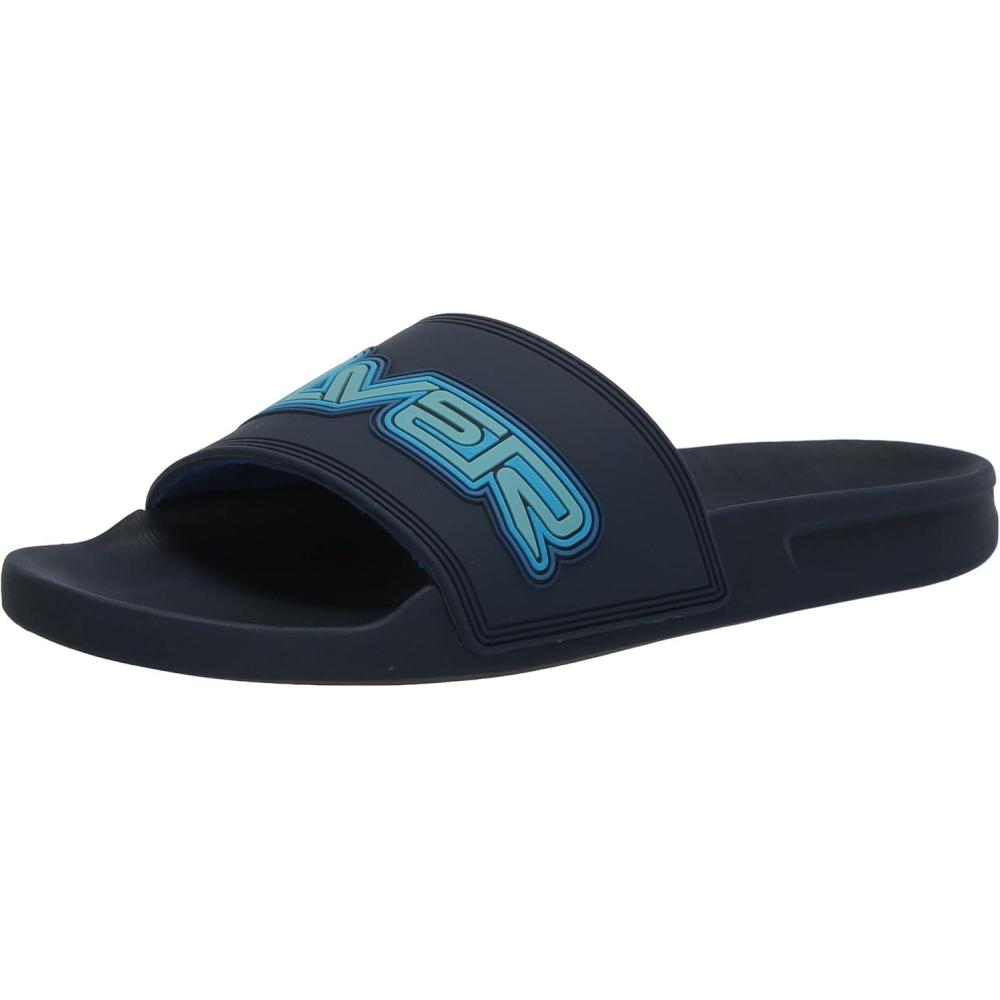 imageQuiksilver mens Quiksilver Mens Rivi Wordmark II Slide SandalBlue 1 241