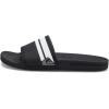 Quiksilver Men’s Rivi Slide Sandal Open Toe, Black Black Black White Xkkw, 6