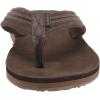 Quiksilver mens Carver Leather Flip Flop SandalCarver Leather Flip Flop Sandal(Brown/Brown/Brown)