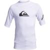 Quiksilver Boys All Time Short Sleeve Youth Rashguard Surf Shirt(White at)