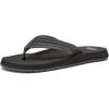Quiksilver Boys’ Monkey Wrench Flip Flop Sandals(Grey/Black/Grey)
