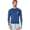 Quiksilver Mens Everyday Upf50 Long Sleeve Rashguard(Monaco Blue Heather)