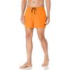 Quiksilver Men’s Everyday Volley 15 Inch Elastic Waist Boardshort Swim Trunk(Orange Pop)