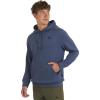 Quiksilver Men’s Regular Fit Active Performance Heavyweight Jacquard Mesh and Polar Fleece Pullover Hoodie (S-XL)(Vintage Indigo)