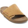 Quiksilver Men’s Rivi Suede Sandals, Tan 1, 10.5 Men