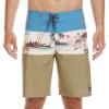 Quiksilver Mens Surfsilk Panel 20 Boardshorts(Nia-niagara)