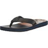 Quiksilver mens Carver Print Flip Flop Sandal(Brown 1)
