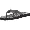 Quiksilver mens Carver Print Flip Flop Sandals(Black 2)