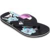 Quiksilver mens Quiksilver Men’s Molokai Layback Ii 3 Point Flip Flop Sandal(Black Backyards)