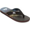 Quiksilver mens Quiksilver Men’s Molokai Layback Ii 3 Point Flip Flop Sandal(Black and Yellow)