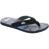 Quiksilver mens Quiksilver Men’s Molokai Layback Ii 3 Point Flip Flop Sandal(Black/Black/Grey)