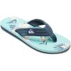 Quiksilver mens Quiksilver Men’s Molokai Layback Ii 3 Point Flip Flop Sandal(Blue/Green)