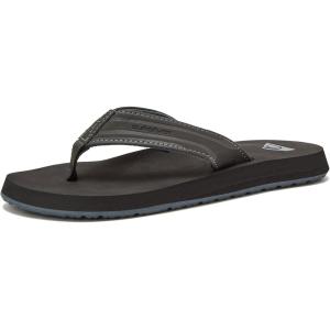 Quiksilver Boys’ Monkey Wrench Flip Flop Sandals(Grey/Black/Grey)