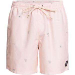 Quiksilver Mens Everyday Patriot Volley 17 Volley Swim Trunk Bathing SuitBoard Shorts(Classic Volley/Veiled Rose)