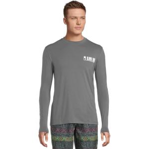 Quiksilver Mens Everyday Surf Tee Long Sleeve Surf Tee(Granite Gray)