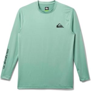 Quiksilver Mens Everyday Surf Tee Long Sleeve Surf Tee(Granite Green)