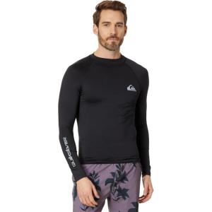 Quiksilver Mens Everyday Upf50 Long Sleeve Rashguard(Black)