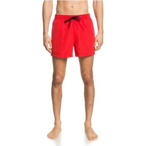 Quiksilver Men’s Everyday Volley 15 Inch Elastic Waist Boardshort Swim Trunk(High Risk Red)