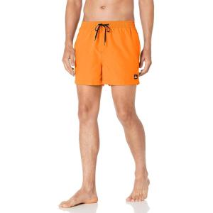 Quiksilver Men’s Everyday Volley 15 Inch Elastic Waist Boardshort Swim Trunk(Orange Pop)