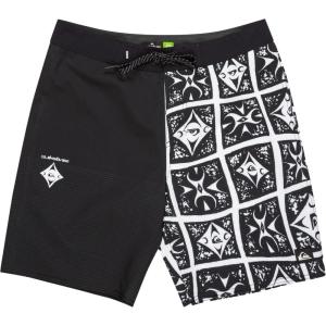 Quiksilver Mens Highline Straight Leg 19 Boardshorts Swim Trunk(Iron Gate Prt 4)