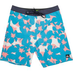 Quiksilver Mens Highline Straight Leg 19 Boardshorts Swim Trunk(Navagio Prnt 4)