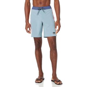 Quiksilver Mens Men’s Surfsilk Arch 19 Boardshort Swim TrunkBoard Shorts(Cadet Gray 241)
