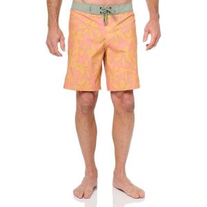Quiksilver Mens Quiksilver Men’s Surfsilk Straight Leg 19 Boardshort Swim Trunk(Canyon Clay 241)