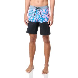 Quiksilver Mens Quiksilver Men’s Surfsilk Straight Leg 19 Boardshort Swim Trunk(Crown Blue 241)
