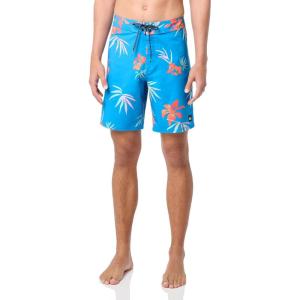 Quiksilver Mens Quiksilver Men’s Surfsilk Straight Leg 19 Boardshort Swim Trunk(Swedish Blue 241)