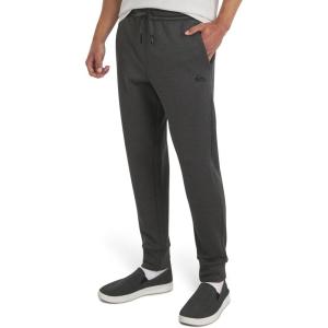 Quiksilver Men’s Regular Fit Active Performance Heavyweight Jacquard Mesh and Polar Fleece Jogger Pants (S-XL)(Iron Gate)