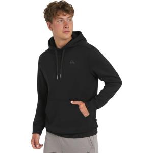 Quiksilver Men’s Regular Fit Active Performance Heavyweight Jacquard Mesh and Polar Fleece Pullover Hoodie (S-XL)(Black Onyx)