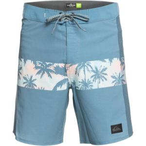 Quiksilver Men’s Standard Highlite Arch 19 Boardshort Swim Trunk(Arch/Captains Blue)