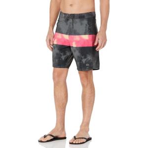 Quiksilver Men’s Standard Highlite Arch 19 Boardshort Swim Trunk(Shocking Pink)