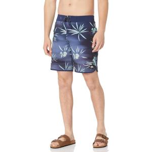 Quiksilver Men’s Standard Highlite Scallop 19 Boardshort Swim Trunk(Naval Accademy 233)