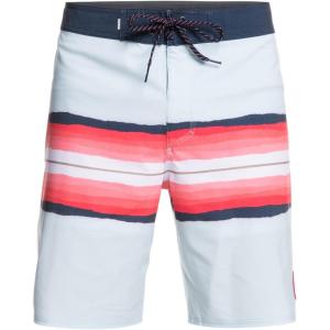 Quiksilver Men’s Standard Surfsilk Tijuana 19 Boardshort Swim Trunk Bathing Suit(Blue Grey)