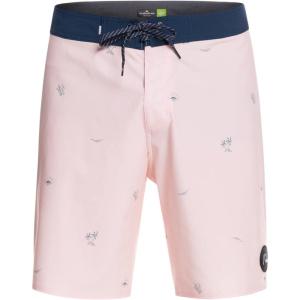 Quiksilver Men’s Standard Surfsilk Tijuana 19 Boardshort Swim Trunk Bathing Suit(Spaced Out/Veiled Rose)