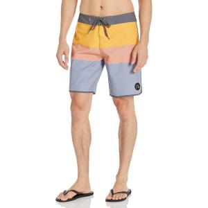 Quiksilver Men’s Standard Surfsilk Tijuana 19 Boardshort Swim Trunk(Golden Rod)